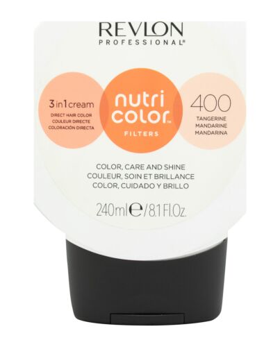 Revlon Nutri Color Filters 3 in 1 Cream Hair Colourant 240ml - 400 Tangerine | Maznun Fashion