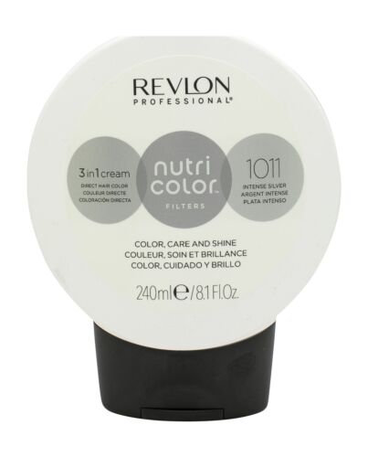 Revlon Nutri Color Filters 3 in 1 Cream Hair Colourant 240ml - 1011 Intense Silver | Maznun Fashion