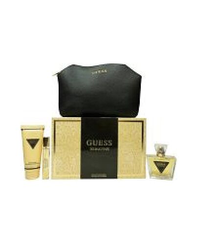 Guess Seductive Gift Set 75ml EDT + 15ml EDT + 100ml Body Lotion + Toiletry Bag-P437231 | Maznun Fashion