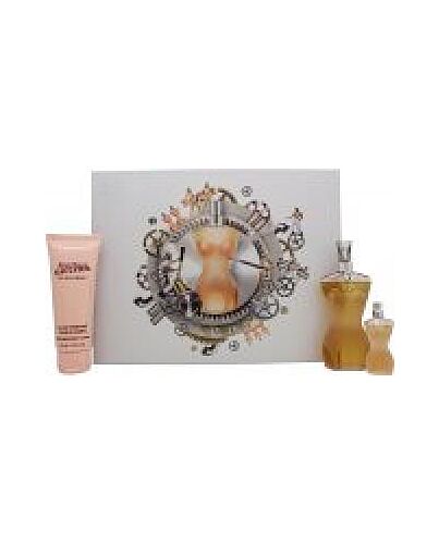 Jean Paul Gaultier Classique Gift Set 50ml EDT + 75ml Body Lotion + 6ml EDT-V413445 | Maznun Fashion