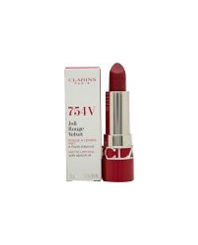 Clarins Joli Rouge Velvet Lipstick 3.5g - 754V Deep Red-B156402 | Maznun Fashion