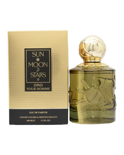 United Colors & Prestige Beauty Sun Moon Stars Oro Eau de Parfum 100ml Spray | Maznun Fashion