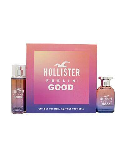 Hollister Feelin' Good For Her Gift Set 50ml EDP + 125ml Body Mist | Maznun Fashion