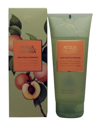 4711 Acqua Colonia White Peach Coriander Shower Gel 200ml | Maznun Fashion