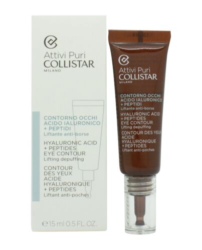 Collistar Attivi Puri Eye Contour Hyaluronic Acid + Peptides Eye Cream 15ml-D716895 | Maznun Fashion