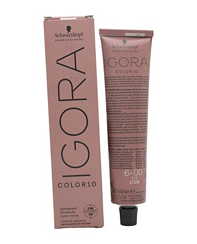 Schwarzkopf Igora Royal Color10 Permanent 10-Minutes Colour Cream 60ml - 6-00 | Maznun Fashion