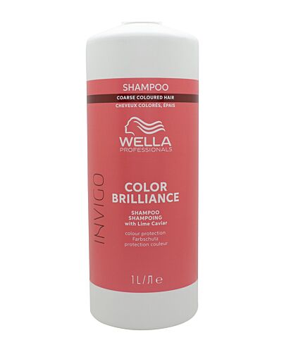 Wella Professionals Invigo Color Brilliance Shampoo 1000ml - For Coarse Hair | Maznun Fashion