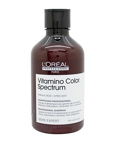 L'Oréal Paris Serie Expert Vitamino Color Spectrum Professional Shampoo 300ml - Ferulic Acid + Citric Acid | Maznun Fashion