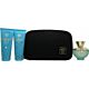 Versace Pour Femme Dylan Turquoise Gift Set 100ml EDT + 100ml Shower Gel + 100ml Body Gel+ Bag-B576321