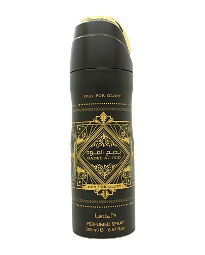 Lattafa Perfumes Bade'e Al Oud Oud for Glory Body Deodorant Spray 200ml | Maznun Fashion