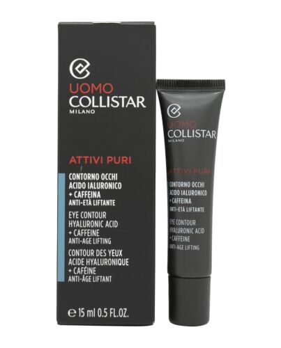 Collistar Man Attivi Puri Eye Contour Hyaluronic Acid + Caffeine Eye Cream 15ml | Maznun Fashion