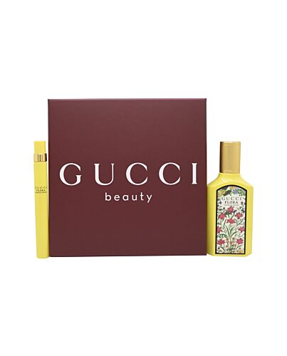 Gucci Flora Gorgeous Orchid Gift Set 50ml EDP + 10ml EDP | Maznun Fashion