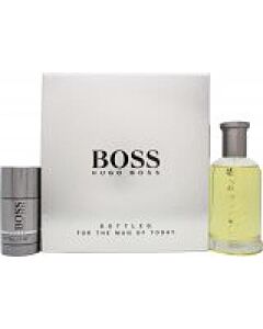 Hugo Boss Bottled Gift Set 200ml EDT + 75ml Deodorant Stick-A444952 | Maznun Fashion