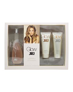Jennifer Lopez Glow Gift Set 100ml EDT +  75ml Body Lotion + 75ml Shower Gel | Maznun Fashion
