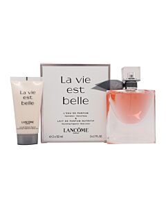 Lancome La Vie Est Belle L'Eau de Parfum Gift Set 50ml Spray + 50ml Body Lotion | Maznun Fashion