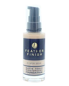 Lentheric Feather Finish Matte Touch Moisturising Foundation 30ml - Ivory Beige 01-J35581 | Maznun Fashion