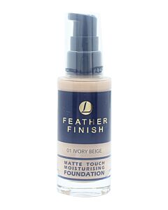 Lentheric Feather Finish Matte Touch Moisturising Foundation 30ml - Ivory Beige 01 | Maznun Fashion
