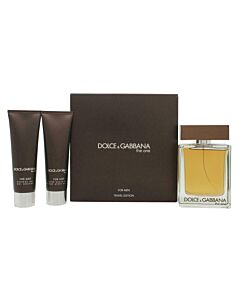Dolce & Gabbana The One Gift Set 100ml EDT + 50ml Aftershave Balm + 50ml Shower Gel-J80581 | Maznun Fashion