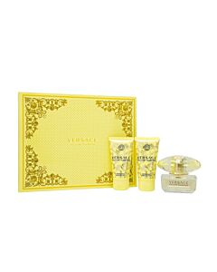Versace Yellow Diamond Gift Set 50ml EDT + 50ml Shower Gel + 50ml Body Lotion-J83081 | Maznun Fashion