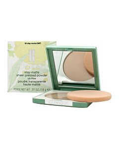 Clinique Stay-Matte Sheer Pressed Powder 7.6g - Stay Neutral | Maznun Fashion