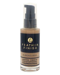 Lentheric Feather Finish Matte Touch Moisturising Foundation 30ml - Bronze Beige 06-L25425 | Maznun Fashion