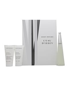 Issey Miyake L'eau d'Issey Gift Set 50ml EDT + 50ml Body Lotion + 50ml Shower Cream | Maznun Fashion