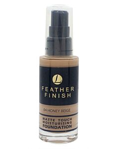 Lentheric Feather Finish Matte Touch Moisturising Foundation 30ml - Honey Beige 04-N204212 | Maznun Fashion