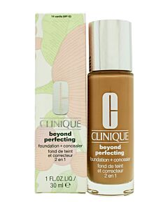 Clinique Beyond Perfecting Foundation + Concealer 30ml - 14 Vanilla | Maznun Fashion