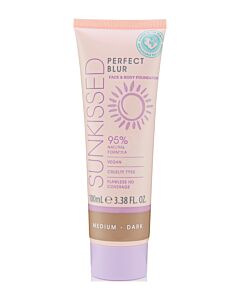 Sunkissed Perfect Blur Face & Body Foundation 100ml - Medium Dark | Maznun Fashion