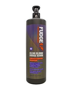 Fudge Clean Blonde Damage Rewind Violet Toning Shampoo 1000ml | Maznun Fashion