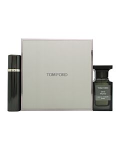 Tom Ford Private Blend Oud Wood Gift Set 50ml EDP + 10ml Travel Spray | Maznun Fashion