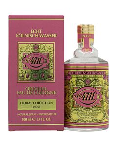 Mäurer & Wirtz 4711 Floral Collection Rose Eau de Cologne 100ml Spray | Maznun Fashion