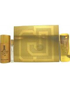 Paco Rabanne 1 Million Gift Set 100ml EDT + 150ml Deodorant Spray + 10ml EDT-Z467815 | Maznun Fashion
