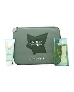 Lolita Lempicka Green Lover Gift Set 100ml EDT + 75ml Aftershave Balm + Pouch | Maznun Fashion