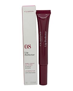 Clarins Instant Light Lip Perfector 12ml - 08 Plum Shimmer | Maznun Fashion