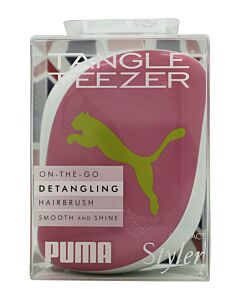 Tangle Teezer X Puma Compact Styler Detangling Hair Brush - Neon Yellow | Maznun Fashion
