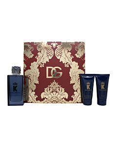 Dolce & Gabbana K Gift Set 100ml EDP + 50ml After Shave Balm + 50ml Shower Gel | Maznun Fashion