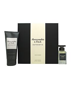 Abercrombie & Fitch Authentic Man Gift Set 50ml EDT + 200ml Hair & Body Wash | Maznun Fashion