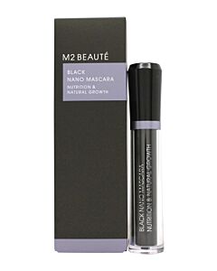 M2 Beauté Black Nano Mascara 6ml - Black | Maznun Fashion