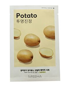 Missha Airy Fit Sheet Mask 19g - Potato | Maznun Fashion