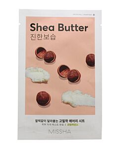 Missha Airy Fit Sheet Mask 19g - Shea Butter | Maznun Fashion