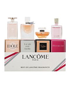 Lancôme Best of Lancôme Minuature Fragrances Gift Set 5ml EDP Idôle + 4ml EDP La Vie Est Belle + 7.5ml EDP Trésor + 5ml EDP Miracle-T814257 | Maznun Fashion