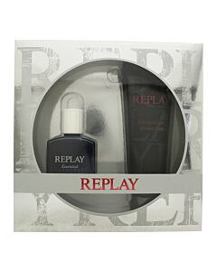 Replay Essential for Him Gift Set 30ml EDT Spray + 100ml Shower Gel | Maznun Fashion