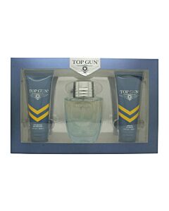 Top Gun Rivet Gift Set 100ml EDT + 100ml Shower Gel + 100ml Aftershave Balm | Maznun Fashion