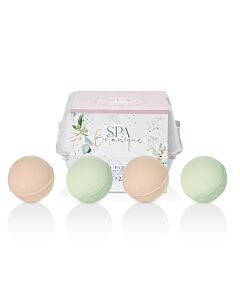 The Kind Edit Co. Spa Botanique Bath Fizzer Gift Set 4 x 50g Bath Fizzers | Maznun Fashion