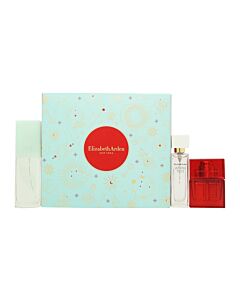 Elizabeth Arden Holiday Fragrance Gift Set 10ml Red Door EDT + 10ml White Tea EDT + 15ml Green Tea Scent Spray-N3382211 | Maznun Fashion