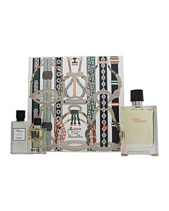 Hermes Terre D'Hermes Gift Set 100ml EDT + 12.5ml EDT + 40ml Aftershave Lotion | Maznun Fashion