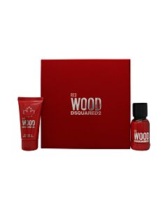 DSquared² Red Wood Gift Set 30ml EDT + 50ml Body Lotion-B987297 | Maznun Fashion