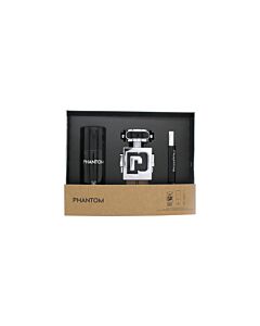 Paco Rabanne Phantom Gift Set 100ml EDT + 10ml EDT + 150ml Deodorant Spray-F102651 | Maznun Fashion
