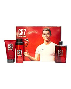 Cristiano Ronaldo CR7 Gift Set 100ml EDT + 150ml Shower Gel + 150ml Body Spray | Maznun Fashion